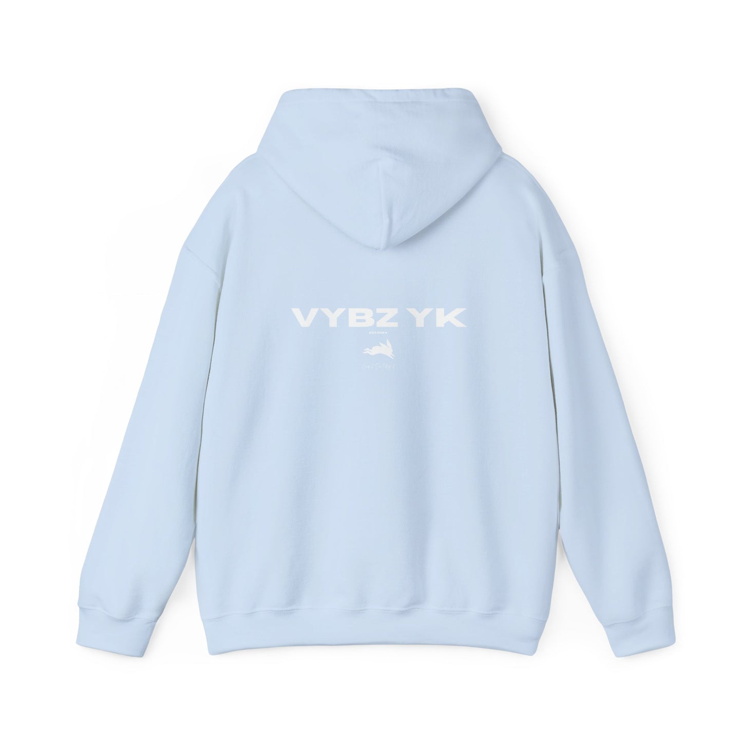 Sky Blue VYBZ YK Unisex Hoodie - Cozy Casual Wear