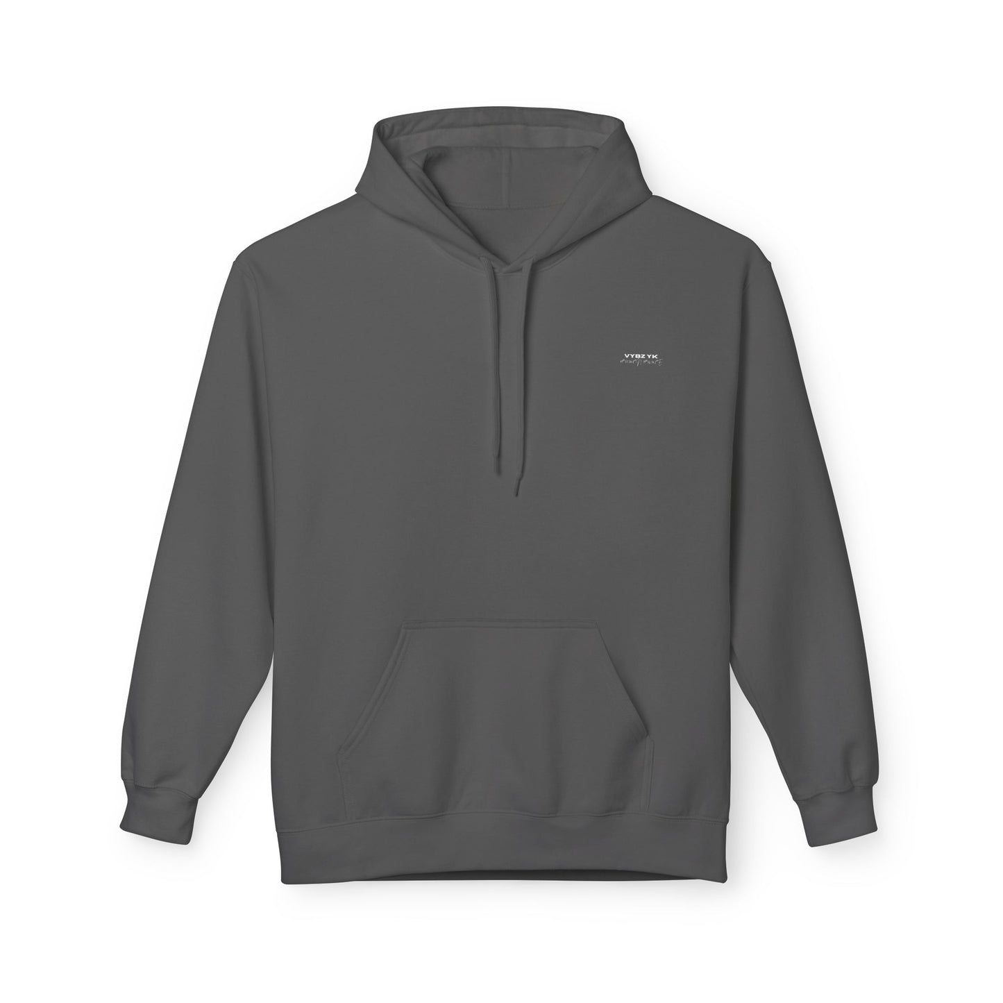 Vybz Fleece Hoodie in Grey