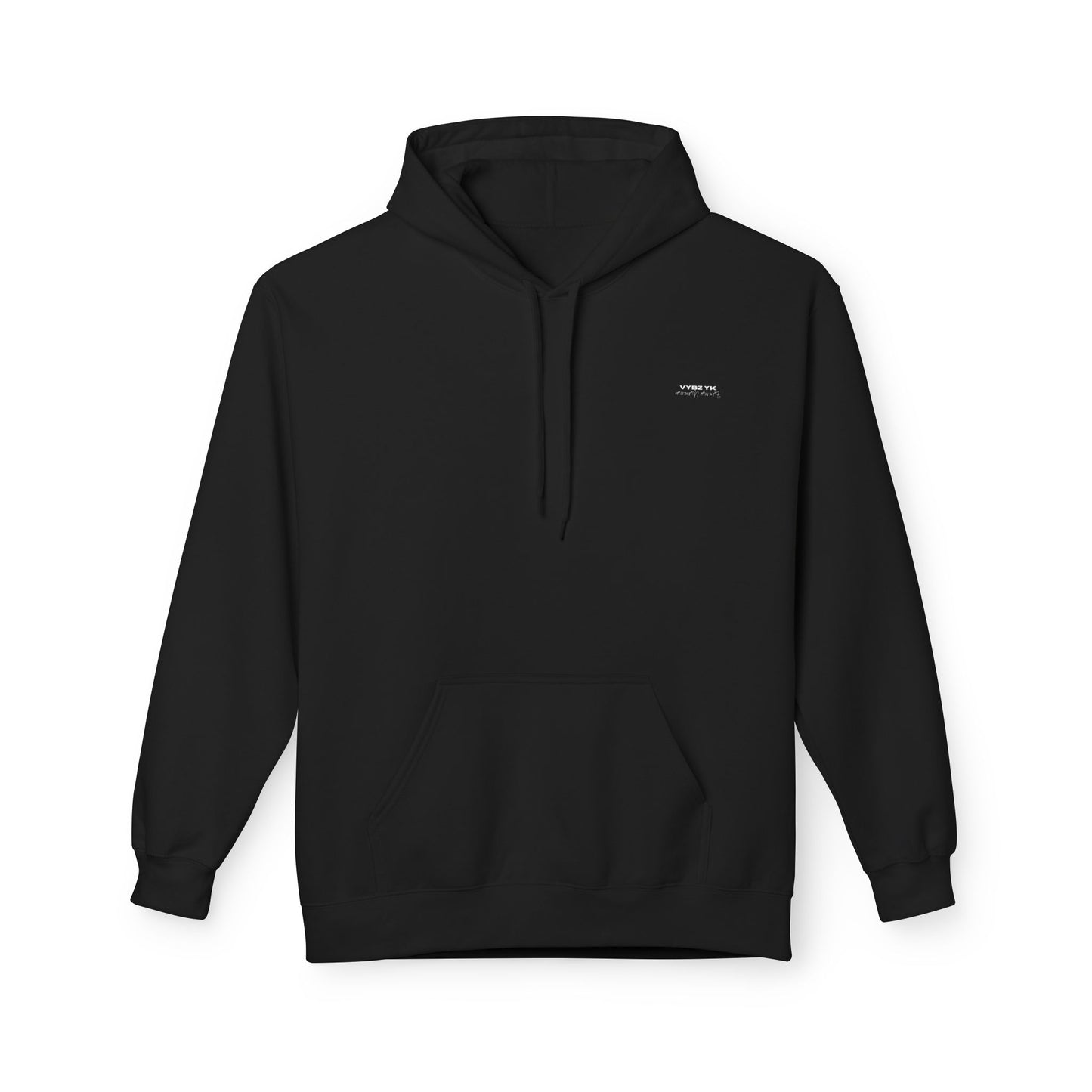Vybz Fleece Hoodie in Black