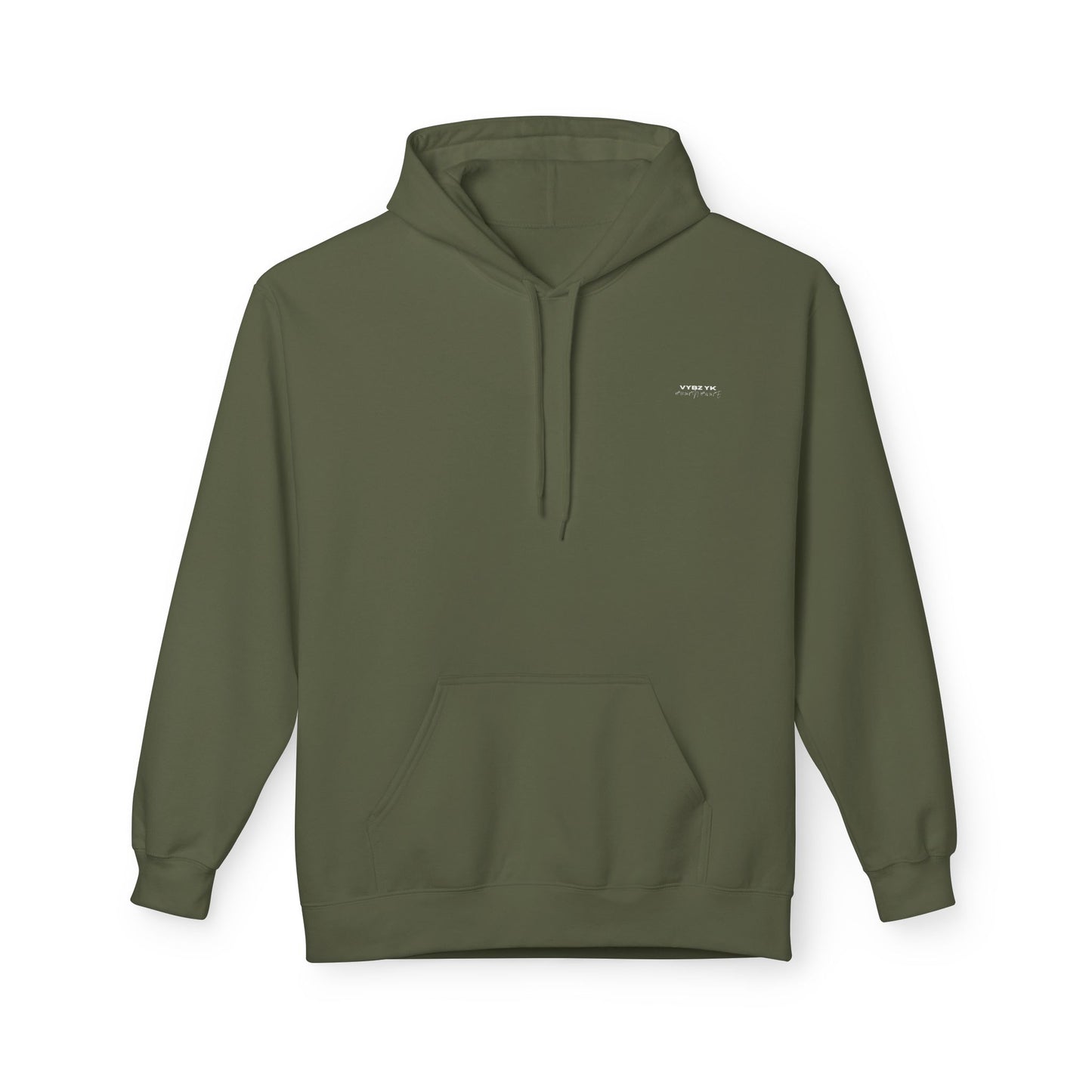 Vybz Fleece Hoodie in Green