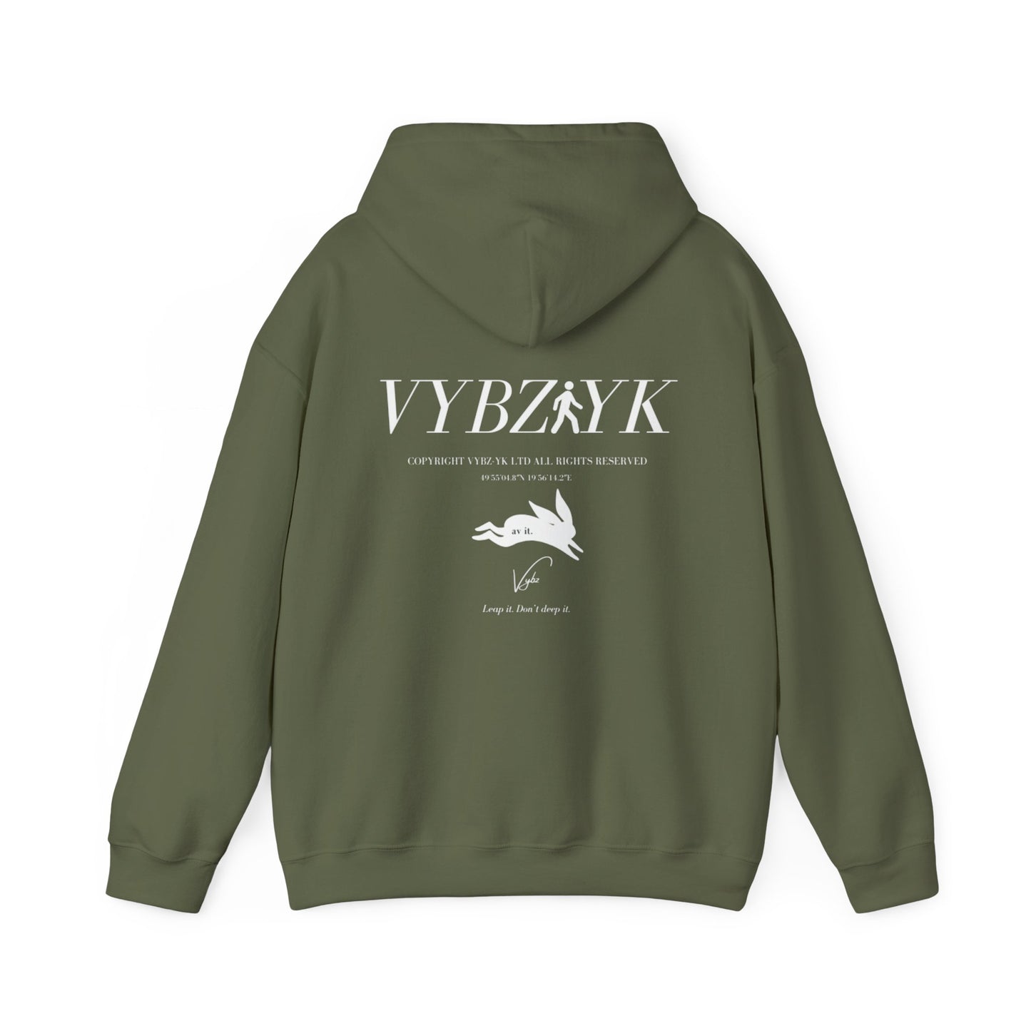 VYBZ-YK Heavy Hooded Sweatshirt - Dark Collection