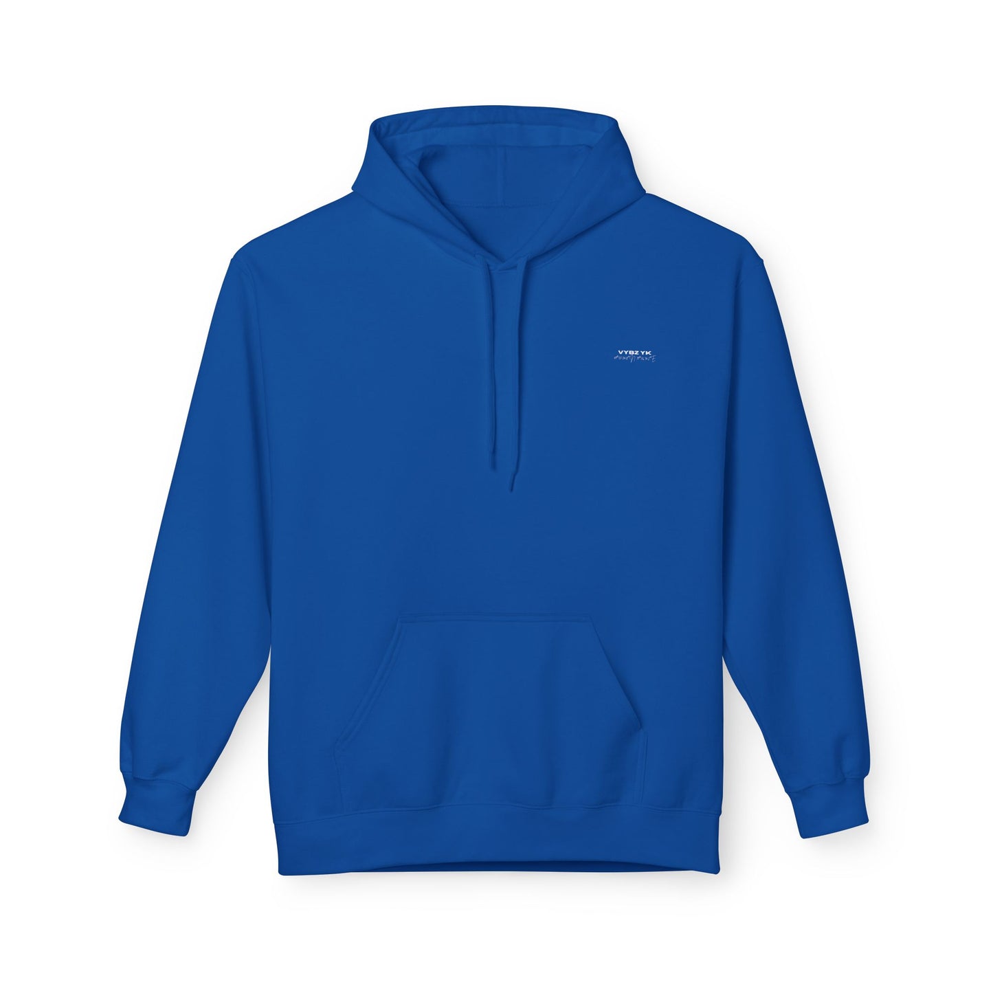Vybz Fleece Hoodie in Light Blue